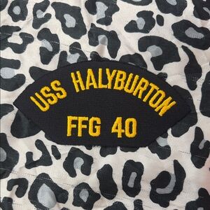 USS Halyburton FFG 40 embroidered naval Patch